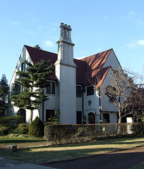 White House in Forest Hills Gardens, January 2008