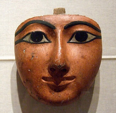 Face from a Coffin in the Brooklyn Museum, August 2007