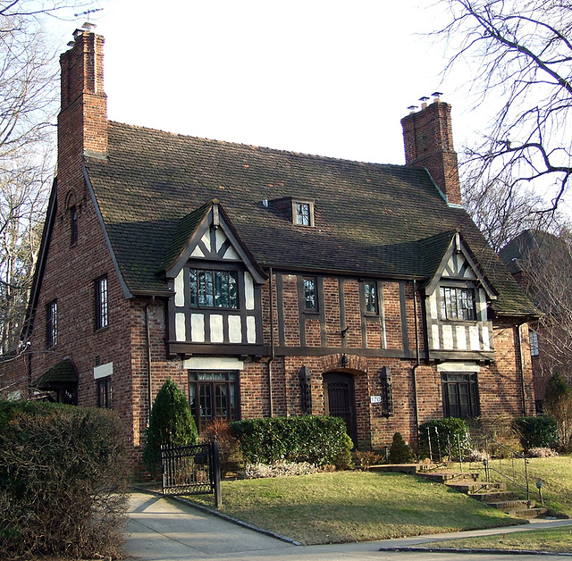 Tudor House in Forest Hills Gardens, January 2008