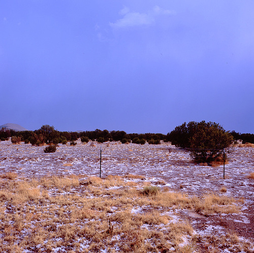 Hail in the desert