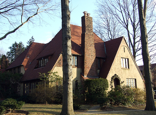 House in Forest Hills Gardens, January 2008