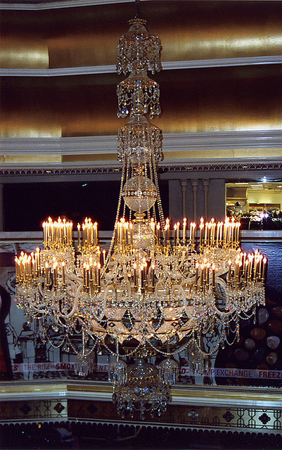 Crystal Chandelier in the Taj Mahal Hotel and Casino in Atlantic City, Aug. 2006