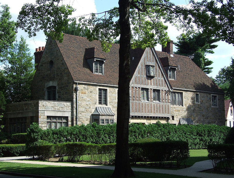 Brick Tudor House in Forest Hills Gardens, July 2007