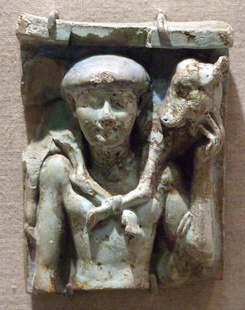 Calf Bearer in the Brooklyn Museum, March 2010