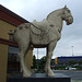 Detail of one of the Large Tang Horses in front of P.F. Chang's in White Marsh, Maryland, September 2009