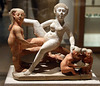 Front View of the "Erotic Composition" Figurine in the Brooklyn Museum, August 2007