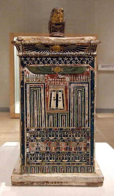 Canopic Chest in the Brooklyn Museum, August 2007