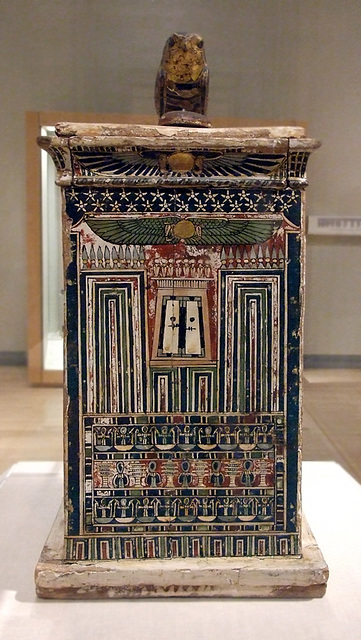 Canopic Chest in the Brooklyn Museum, August 2007