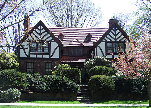 Tudor House in Forest Hills Gardens, April 2010