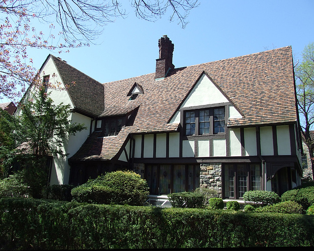 Tudor House in Forest Hills Gardens, April 2010