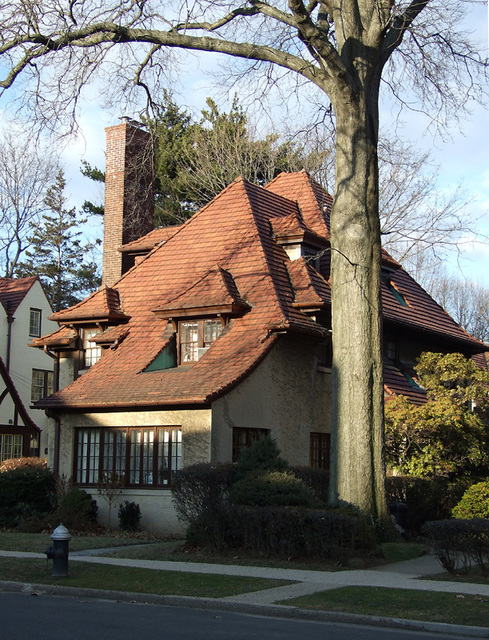 Brown House in Forest Hills Gardens, January 2008