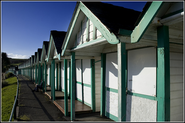 Beach huts