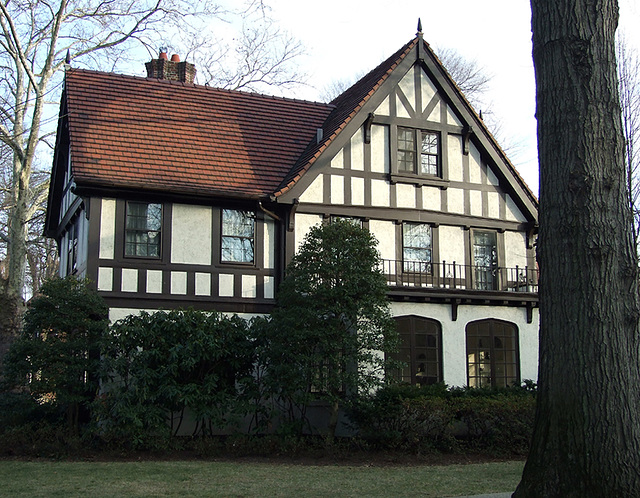 Tudor House in Forest Hills Gardens, January 2008