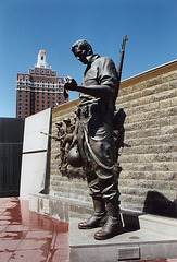 Korean War Memorial on the Boardwalk in Atlantic City, Aug. 2006
