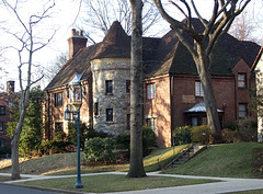 House with a Turret in Forest Hills Gardens, January 2008