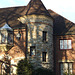 Detail of a House with a Turret in Forest Hills Gardens, January 2008