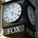 Clock on the Fox Funeral Home on Metropolitan Avenue in Forest Hills, January 2008