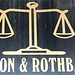 Scales of Justice on a Law Office on Metropolitan Avenue in Forest Hills, July 2007