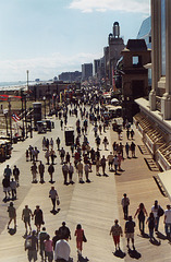 View of the Boardwalk from Caesar's Mall in Atlantic City, Aug. 2006