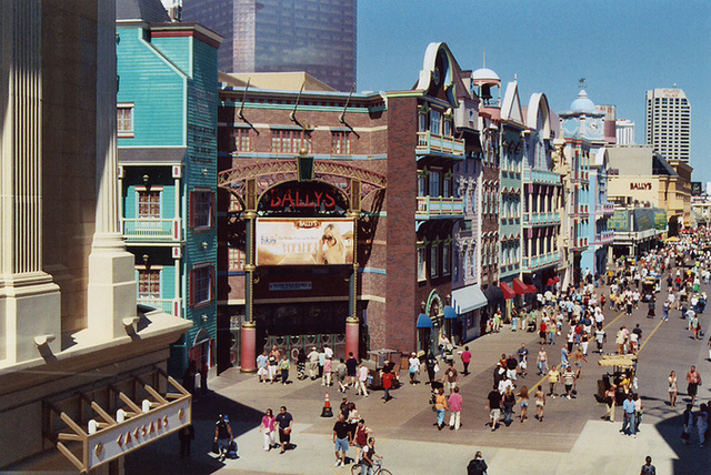 View of the Boardwalk from Caesars' Mall in Atlantic City, Aug. 2006