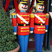 Detail of the Soldiers in front of Sarabella's Restaurant on Metropolitan Avenue in Forest Hills, January 2008