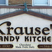 Krause's Candy Kitchen Sign on Metropolitan Avenue in Forest Hills, July 2007