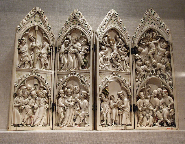 Ivory Polyptych with Scenes from Christ's Passion in the Metropolitan Musem of Art, February 2010