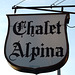 Chalet Alpina Sign on Metropolitan Avenue in Forest Hills, January 2008