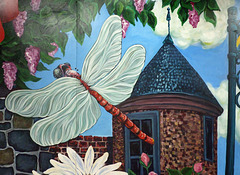 Detail of a Mural inside Trader Joe's in Forest Hills, January 2008