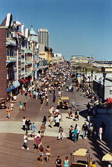 View of the Boardwalk from Caesar's Mall in Atlantic City, Aug. 2006