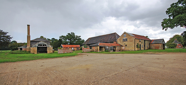 6. Park Farm, Henham, Suffolk. General view from SW