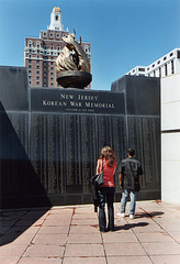 Contemplation:  The Korean War Memorial on the Boardwalk in Atlantic City, Aug. 2006