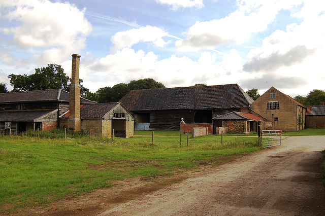 7. Park Farm, Henham, Suffolk. General view from WSW