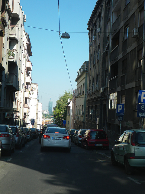 Les rues de Belgrade.