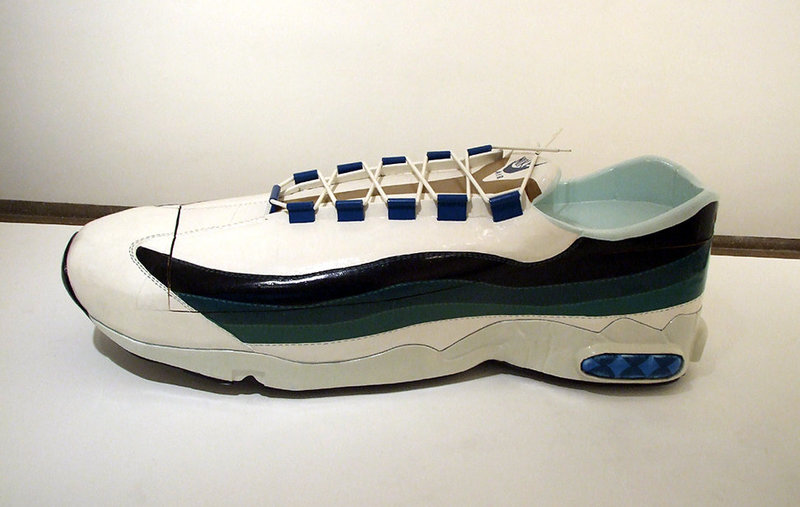 Coffin in the Form of a Nike Sneaker in the Brooklyn Museum, August 2007