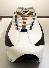Coffin in the Form of a Nike Sneaker in the Brooklyn Museum, August 2007