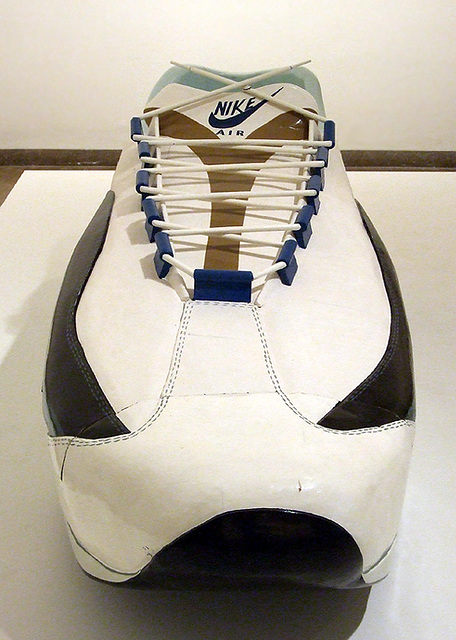 Coffin in the Form of a Nike Sneaker in the Brooklyn Museum, August 2007