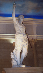 Replica of the Prima Porta Augustus at Caesars Palace in Atlantic City, Aug. 2006