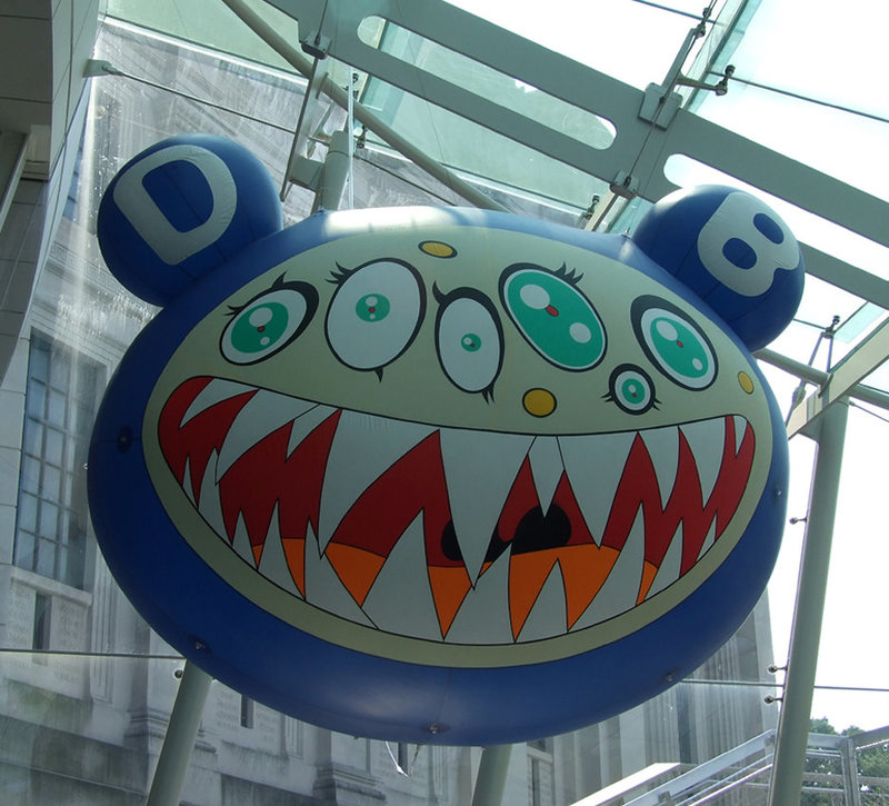 Inflatable DOB Sculpture by Takashi Murakami in the Brooklyn Museum, July 2008