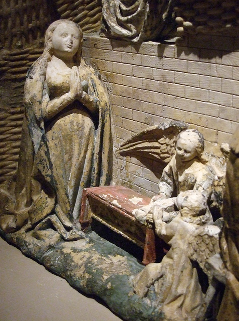 Detail of a Nativity Relief in the Metropolitan Museum of Art, March 2009