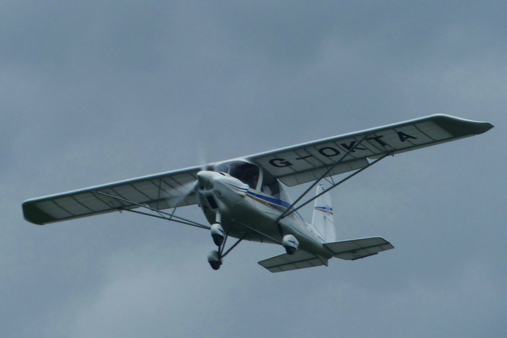 G-OKTA approaching Lee on Solent - 2 June 2014