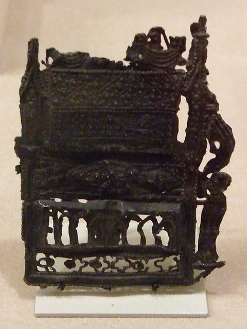 Pewter Pilgrim Badge Depicting the Shrine of St. Thomas Becket at Canterbury in the Metropolitan Museum of Art, September 2010