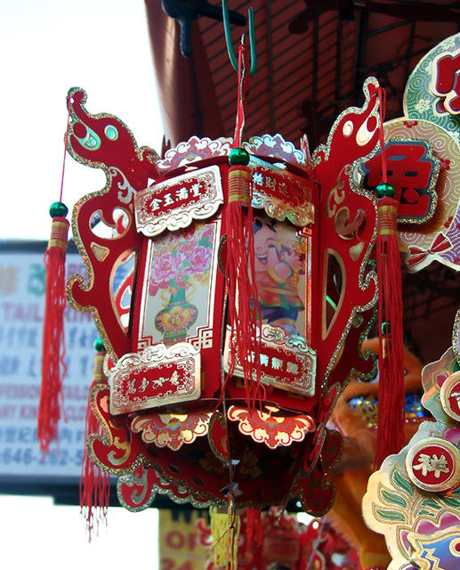 Chinese New Year Decoration in Flushing, January 2011