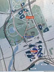 Map of Flushing Meadows-Corona Park, September 2007