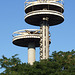 Towers from the NY State Pavilion from the World's Fair in Flushing Meadows-Corona Park,  September 2007