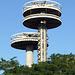 Towers from the NY State Pavilion from the World's Fair in Flushing Meadows-Corona Park,  September 2007