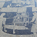 Etched Granite Pavement by Matt Mullican near the Unisphere in Flushing Meadows-Corona Park. September 2007