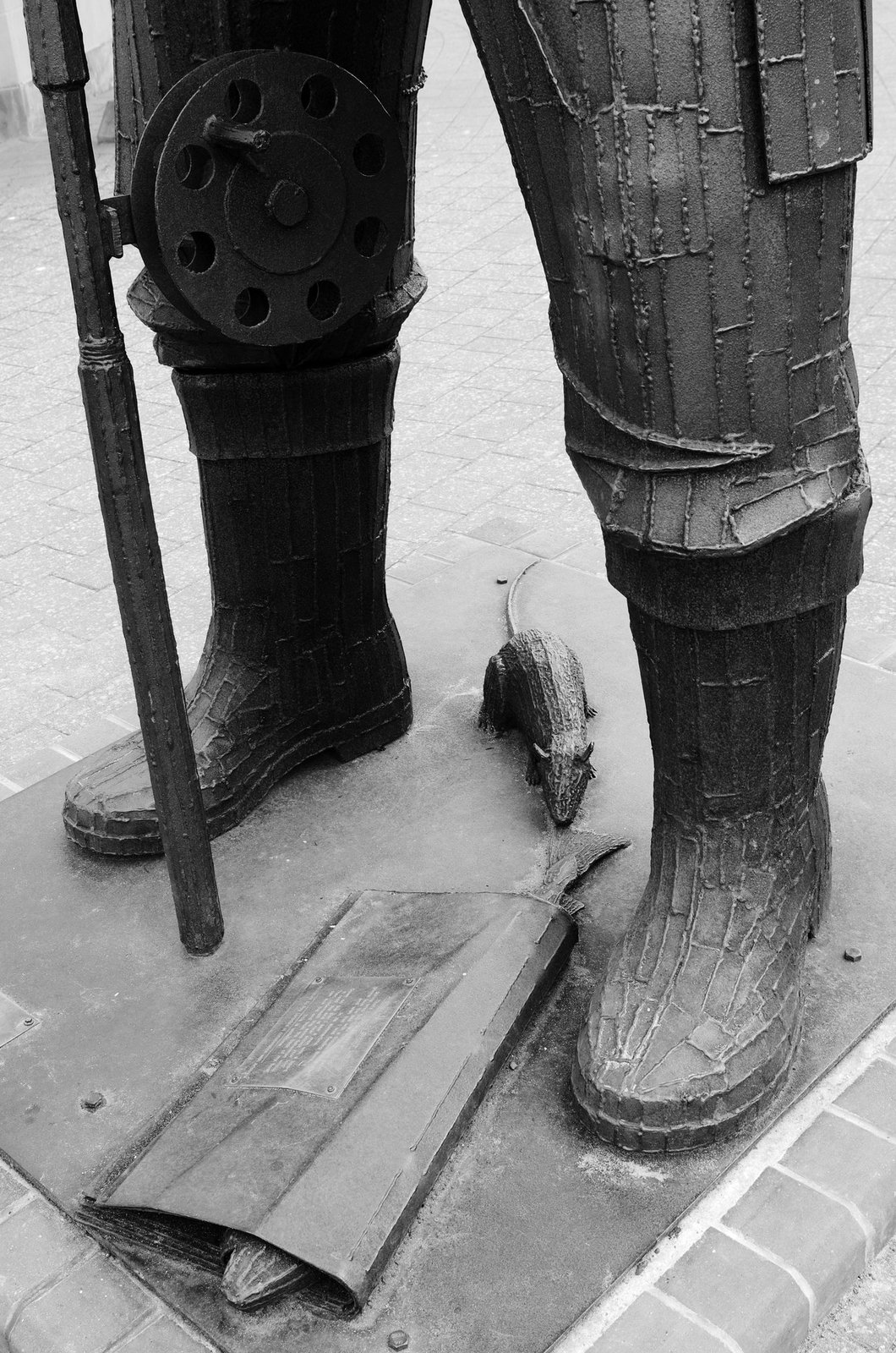 Detail from Fisherman statue - Filey, North Yorkshire