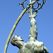 Detail of the Rocket Thrower in Flushing Meadows-Corona Park, September 2007