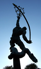 The Rocket Thrower in Flushing Meadows-Corona Park, September 2007